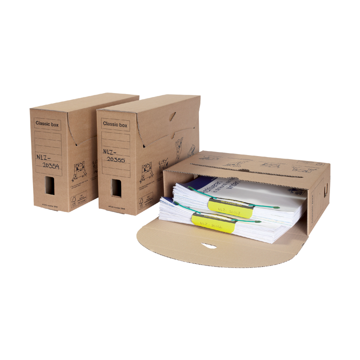 Archiefdoos loeff 3040 370x260x110mm ds/50st - 0