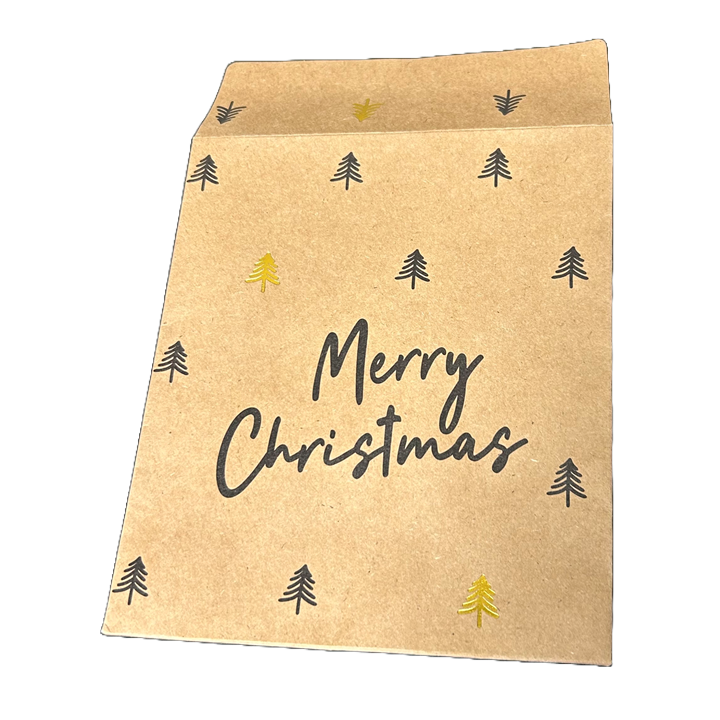 Kerst, cadeauzakje, Christmas tree, 16x18cm (50 stuks) - 0