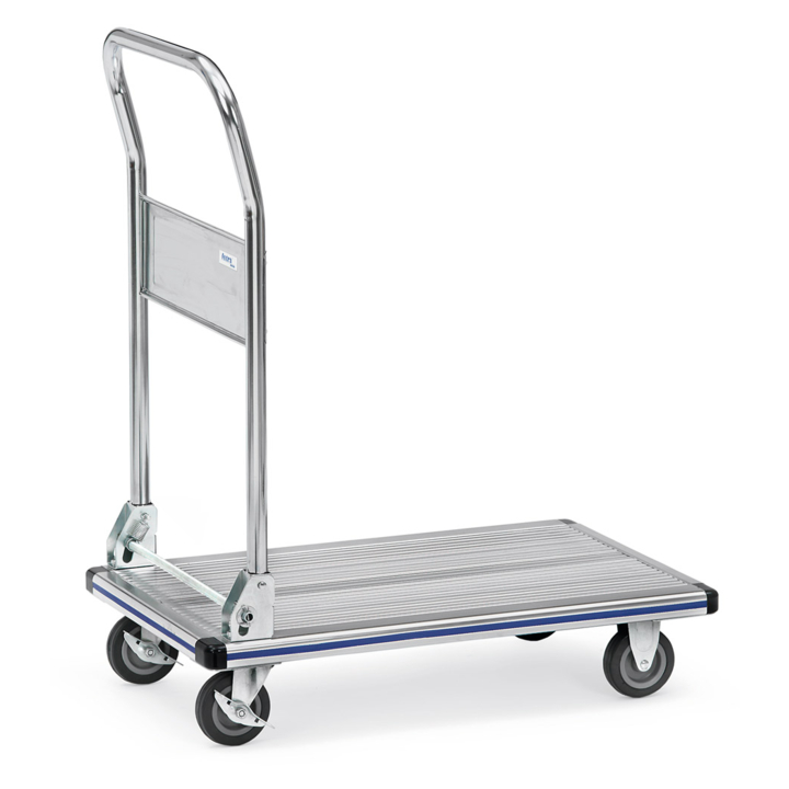 Alu platformwagen, 740x480mm Draagverm. 150kg - 0