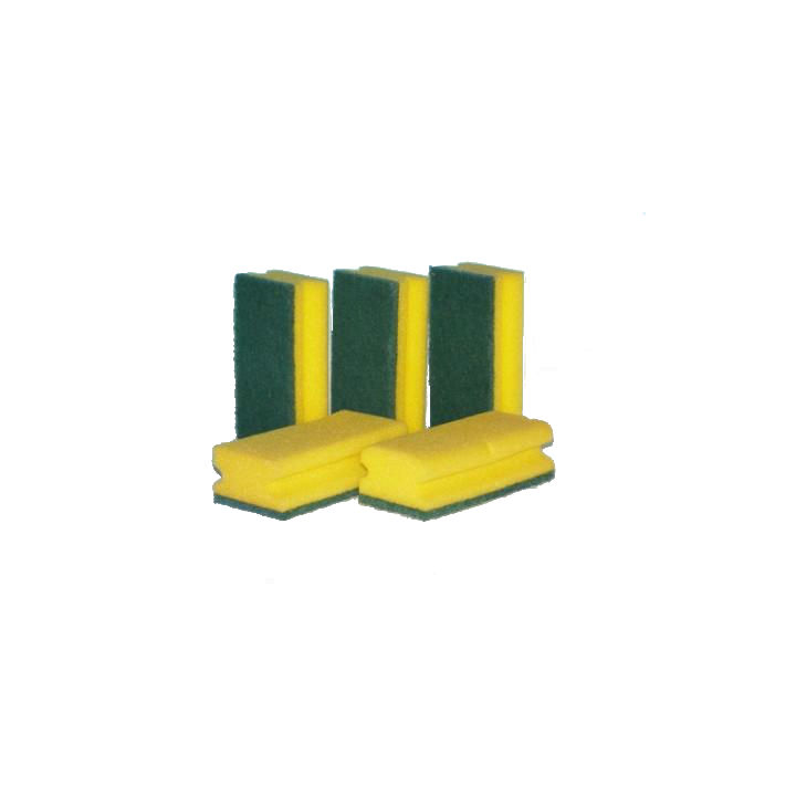 Taski, schuurspons, 95x60x45mm, groen/geel (1 stuk) - 0