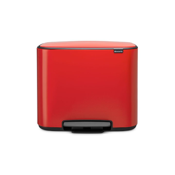 Brabantia, pedaalemmer, 11+23 liter, rood, VB 121166 - 3