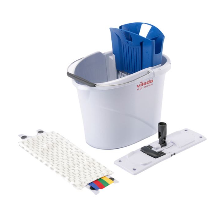 Vileda UltraSpeed Pro, starterkit vloermopsysteem, mini, V-129713 - 0