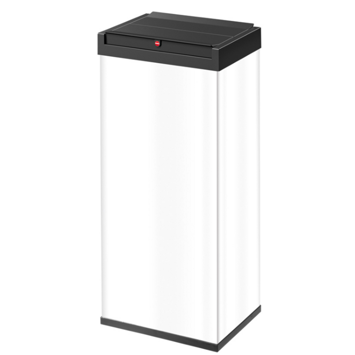 Big-Box Hailo Swing, afvalbak 52 liter, wit/zwart, VB 001559 - 0