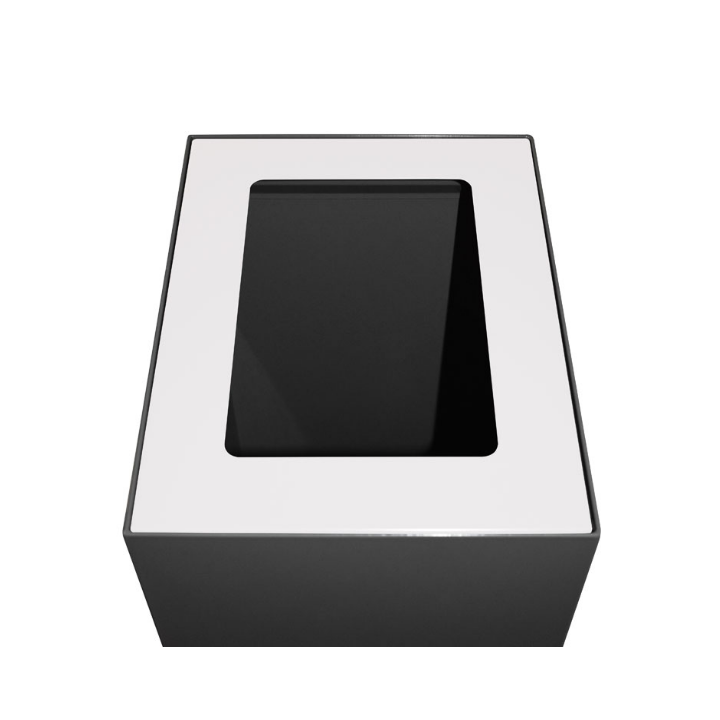 Open top voor modulaire afvalscheidingsbak, wit, VB 191178 (1 stuk) | afvalstroom overig(e) - 0