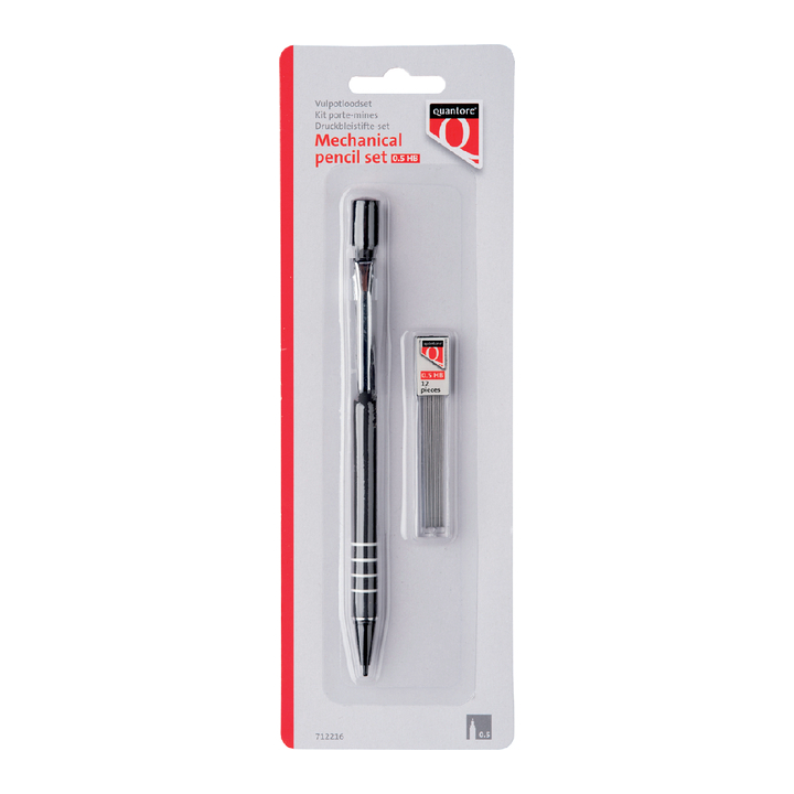 Vulpotlood quantore 0.5mm + koker 12x potloodstift(mb710200+ - 0