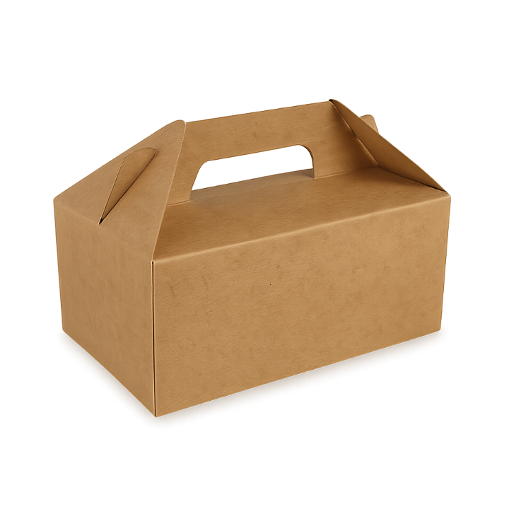 Take away, menubox, 33x25x17cm, met handvat (50 stuks) - 0