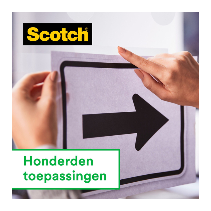 Plakband scotch magic 810 19mmx10m onzichtbaar(8101910) - 3