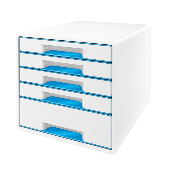 Ladenbox leitz wow 5 laden wit/blauw(52142036) - 0