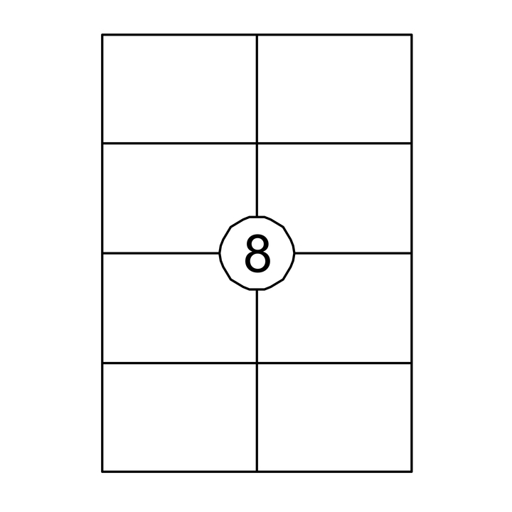 Etiket quantore 105x74mm 800st - 0