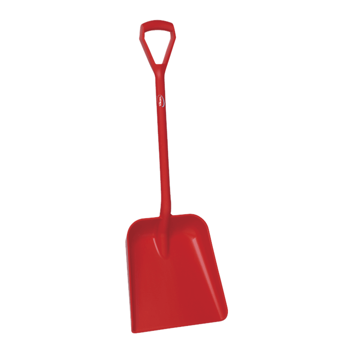 Vikan, schop breed, 130x38x34cm, rood (1 stuk) | OP=OP AANBIEDING - 0