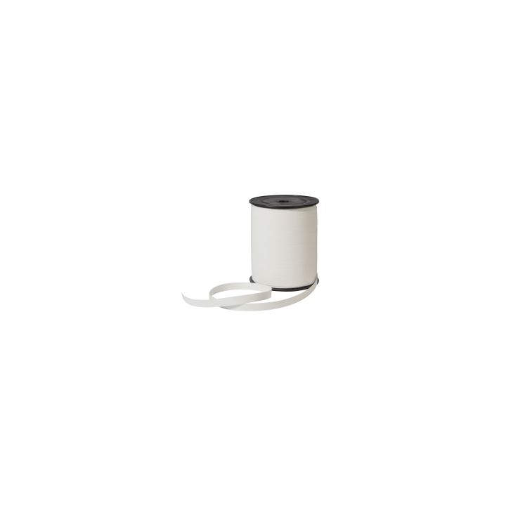 Krullint, paperlook, 10mm x 250m, wit - 0