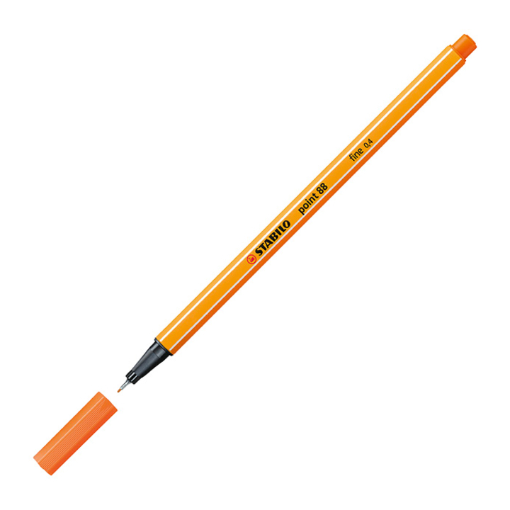 Fineliner stabilo point 88/30 bleek vermiljoen(88/30) - 0