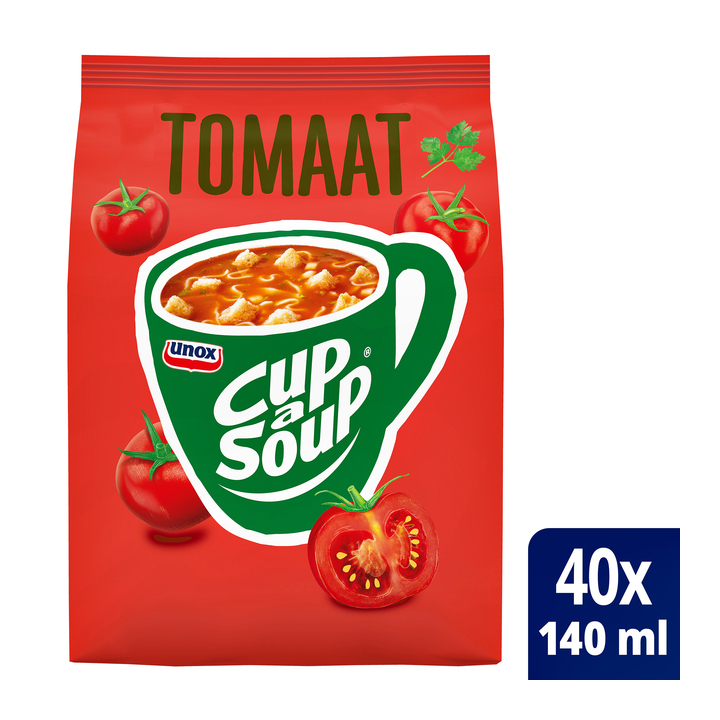 Cup-a-Soup, dispenserverpakking soep, 140ml, tomaat (40 porties) - 0