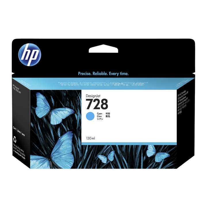 HP 728, inktcartridge, blauw, F9J67A - 0