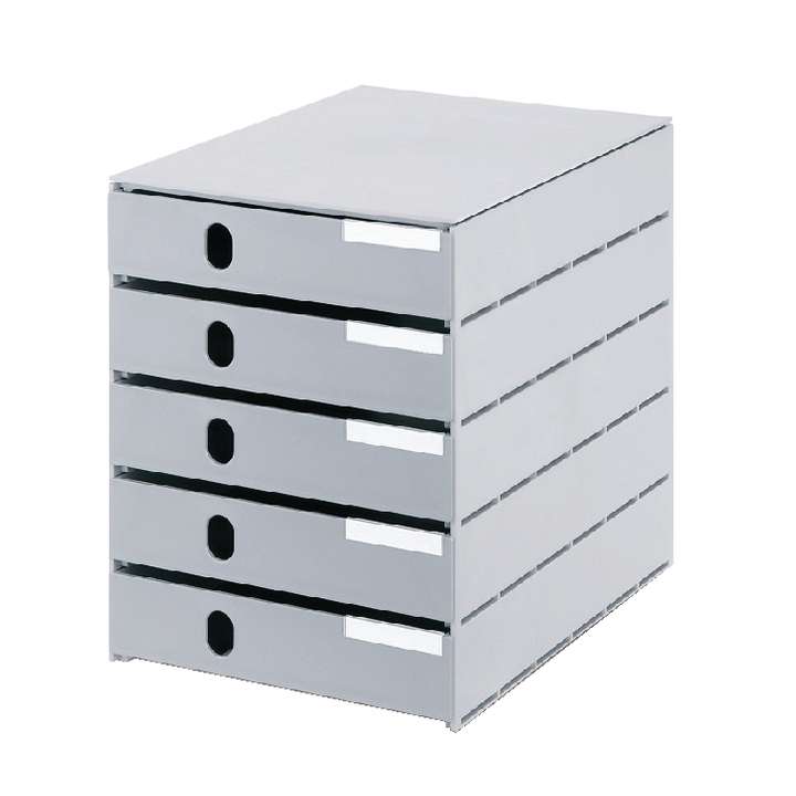 Ladenbox styroval 5ldn grijs gesloten(16-8000.85) - 0