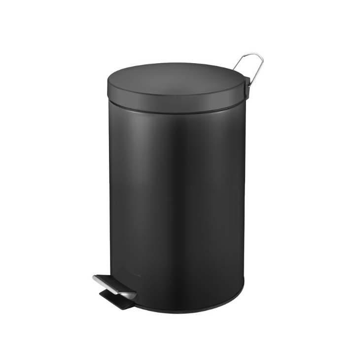 Pedaalemmer Met Binnenemmer | 12 Liter | Zwart | VB 222212 - 0