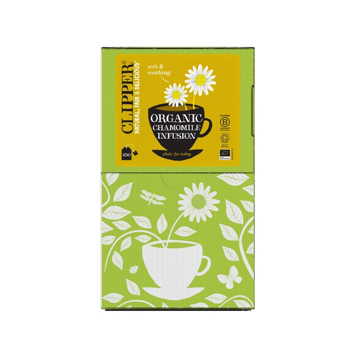 Thee clipper infusion chamomile bio 250 zakjes(jd0060d) - 0