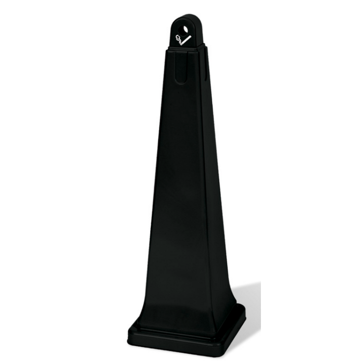 Rubbermaid Groundskeeper, rookzuil, zwart, VB 002570 - 0