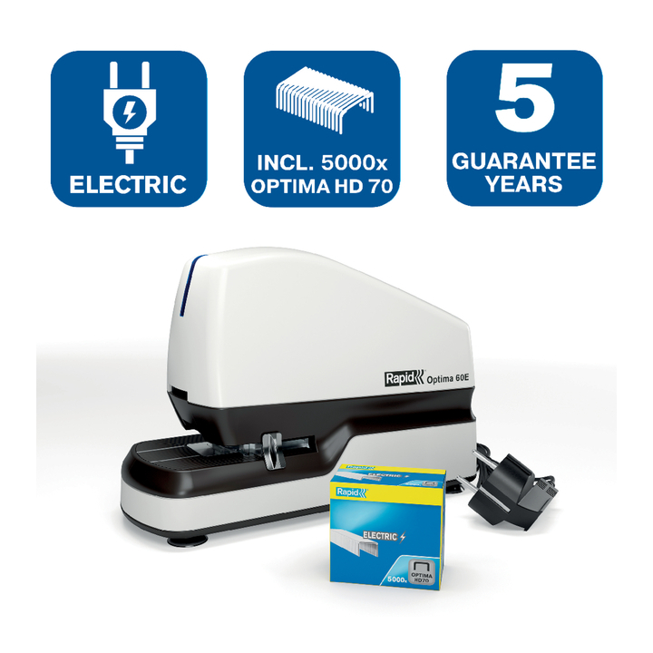 Nietmachine rapid optima 70 elektrisch zw/zi(2102355) - 1