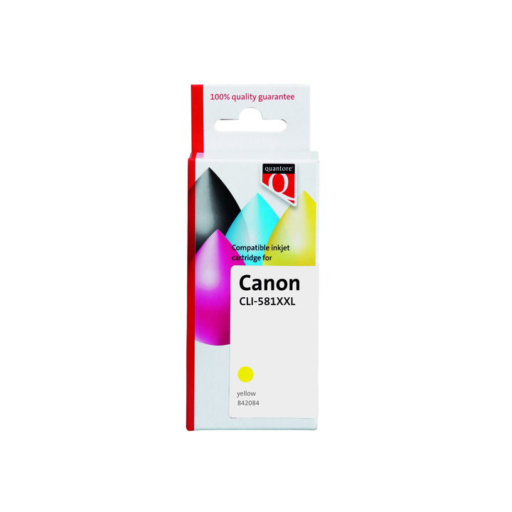 Inkcartridge quantore canon cli-581xxl geel(k20749pr) - 0