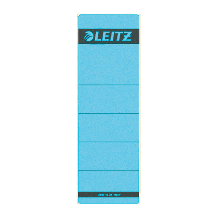 Rugetiket leitz 1642 58x190mm blauw - 0