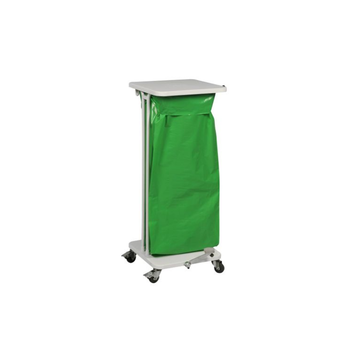 Saekko Boy, verrijdbare afvalzakhouder, 120 liter, wit, VB 183432 - 0