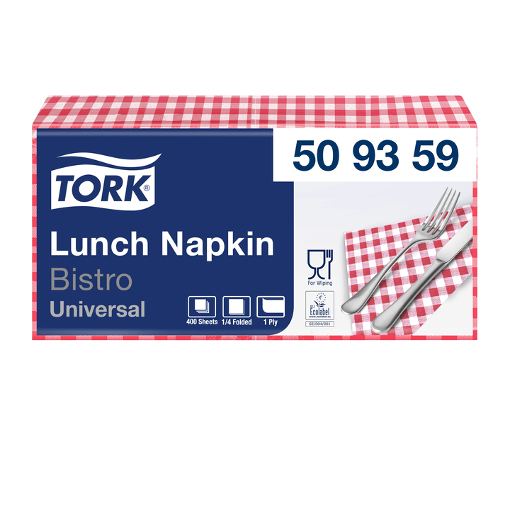 Lunchservet tork universal vierdevouw bistro(509359) - 0