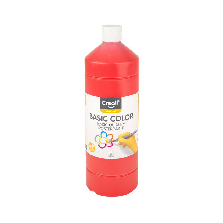 Plakkaatverf creall basic lichtrood 1000ml 01805 - 0