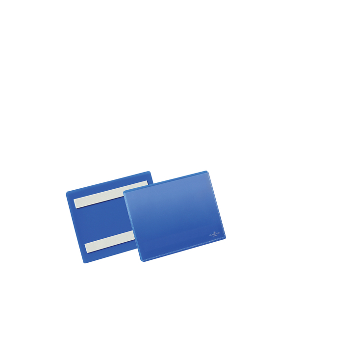 Documenthoes durable zelfklevend a6 liggend blauw ds/50st - 0