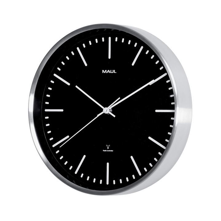 Wandklok maulfly 30.5cm zwart/aluminium(9063490) - 1