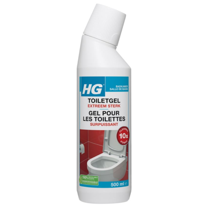 HG SuperKracht | Toiletgel | 500ml | Extreem Sterk | 322050103 (1 stuk)  - 0