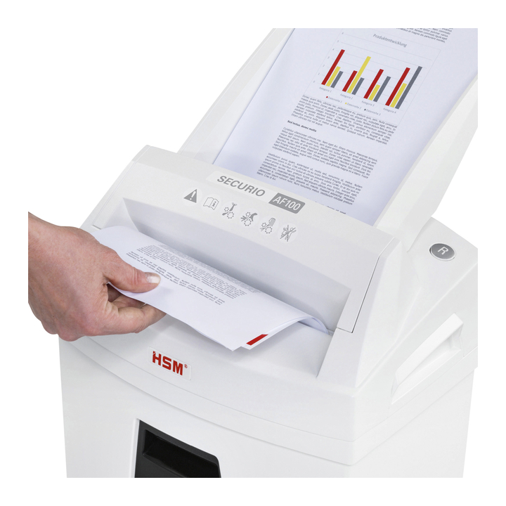 Papiervernietiger hsm securio af100 4mmx25mm(2063111) - 3