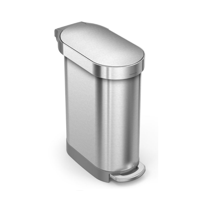 Simplehuman, pedaalemmer, 45 liter, mat RVS, VB 020051 - 0