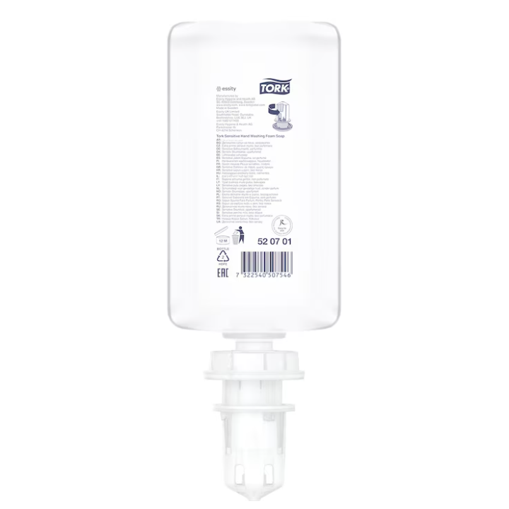 Tork Premium | Schuimzeep | 1000ml | Gevoelige Huid | S4 | 520701 (6 stuks)  - 2