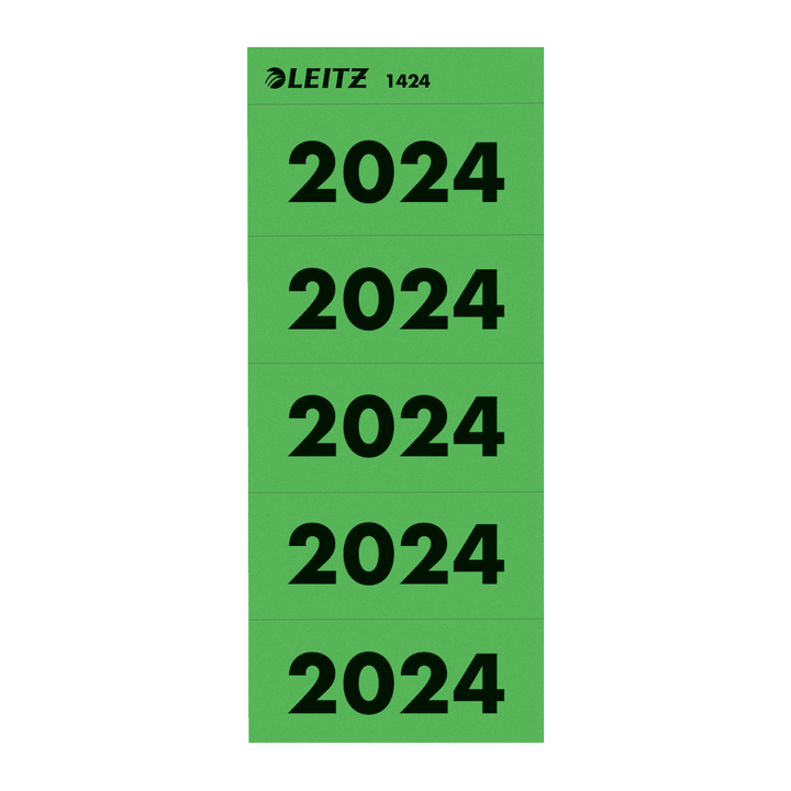 Rugetiket leitz 2024 80mm groen 100st(14240055) - 0