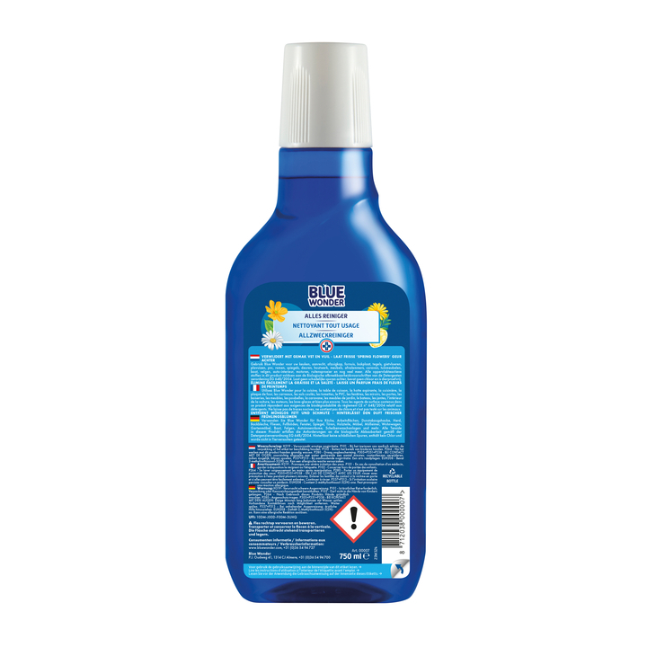 Allesreiniger blue wonder met dop dosering 750ml(7) - 1