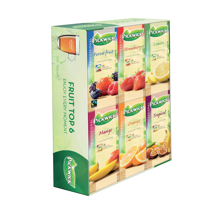 Pickwick Professional, thee, multipack, 4016930 (6 pakken á 25 stuks) - 0