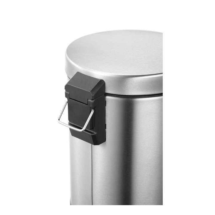 Pedaalemmer met binnenemmer, 5 liter, mat RVS, VB 222205 - 2