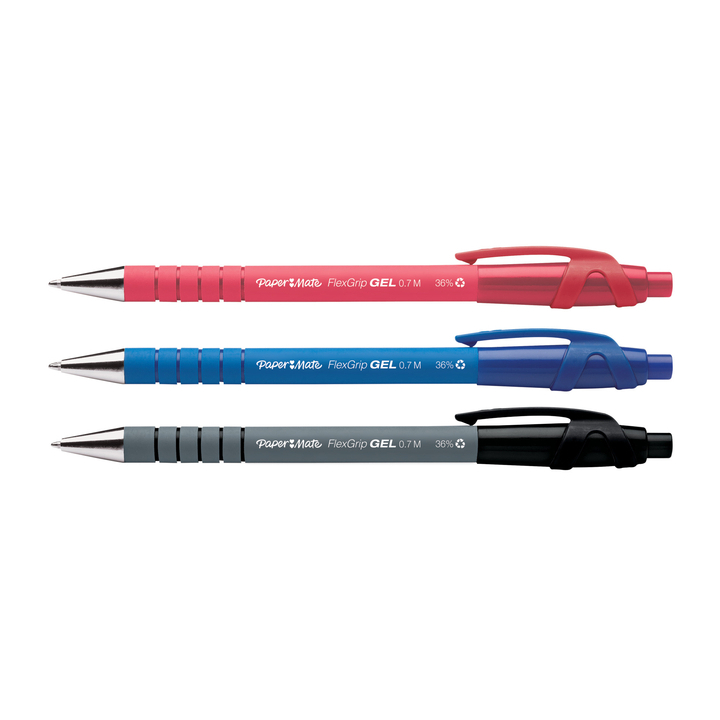 Gelschrijver papermate flexgrip m zwart(2108217) - 2