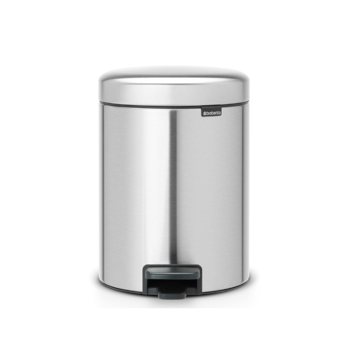 Brabantia, pedaalemmer, 5 liter, mat RVS FPP, VB 112102 - 0