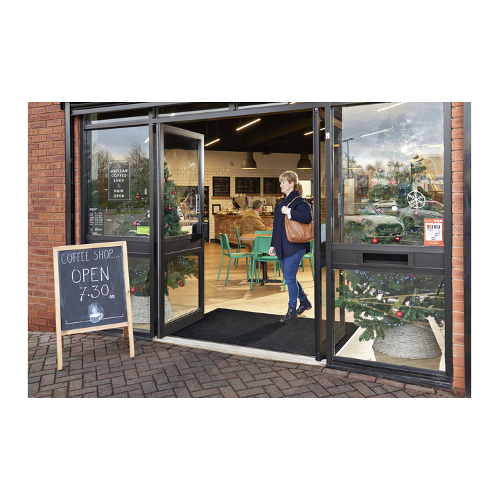 Inloopmat green-horse indoor pro 85x120cm zwart(gh85-120) - 3