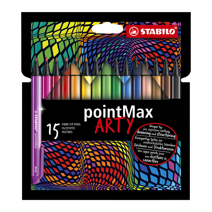Viltstift stabilo point max 488/15-1-20 assorti(488/15-1-20) - 0