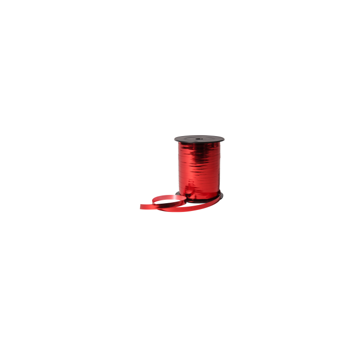 Krullint 10mm x250mtr 01 Metalic Rood - 0