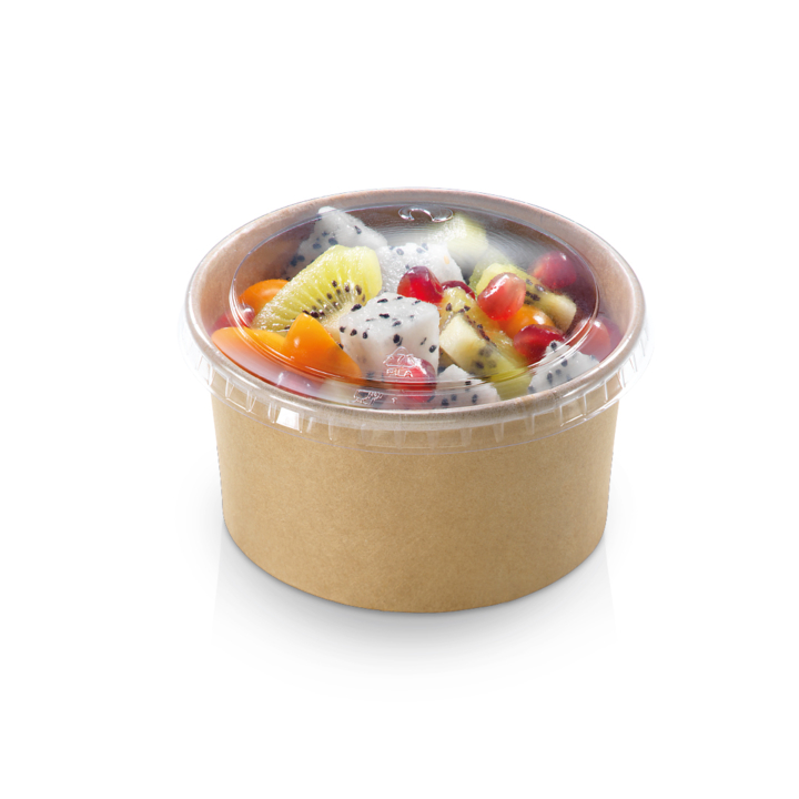Sausbakje, bruin kraft, 75mm, 90ml (1000 stuks) - 1