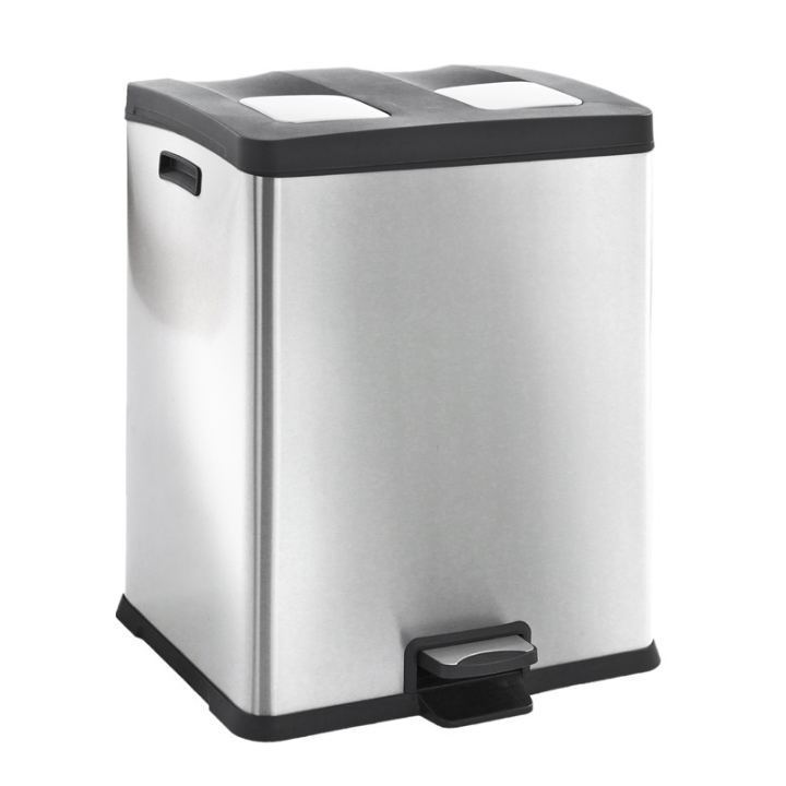 Rejoice EKO, pedaalemmer, 30+30 liter, mat RVS, VB 923860 - 0