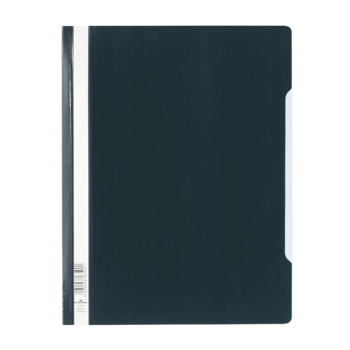 Snelhechter durable 2570 a4 pvc zwart - 0