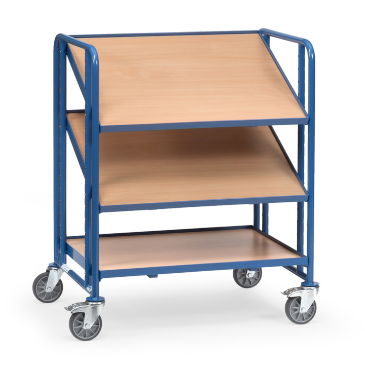 Eurobakkenwagen met legbord, 825x610mm Draagverm. 200kg - 0