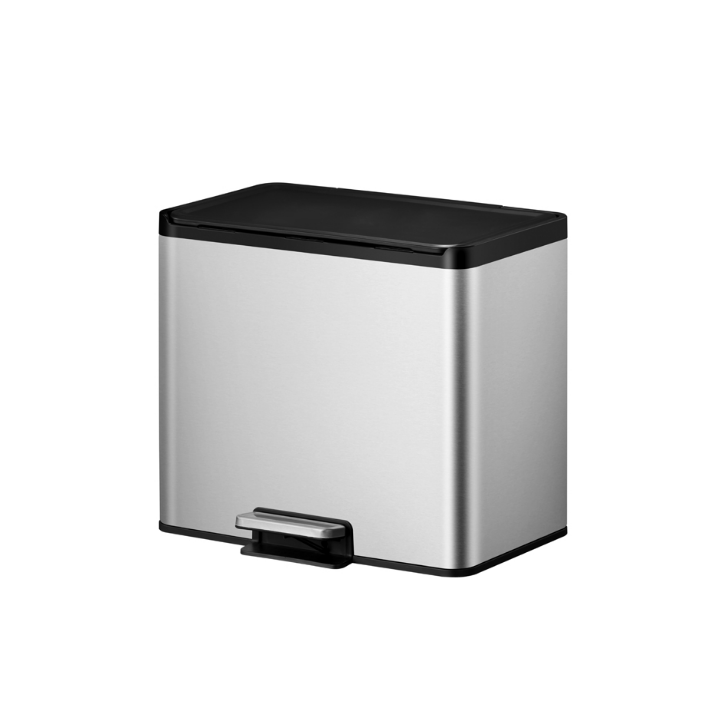 Essential EKO, pedaalemmer, 20+9 liter, mat RVS, VB 822829 - 0