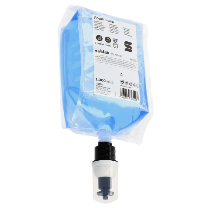 Satino | Schuimzeep | 1000ml | Aqua | SF1 | 333370 (6 stuks) - 1