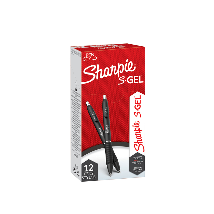 Gelschrijver  sharpie 0,7mm zwart(2136595) - 0